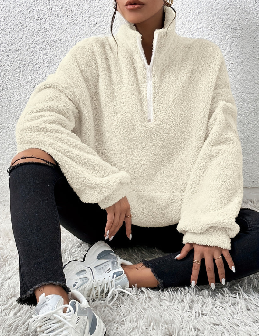 Sabine| Fleece-neulepaita
