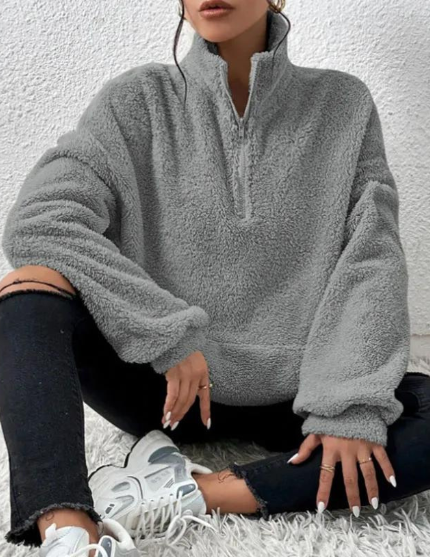 Sabine| Fleece-neulepaita