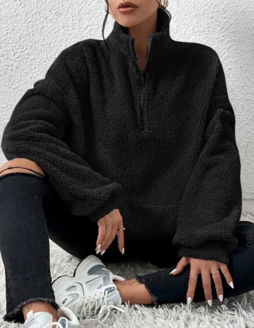 Sabine| Fleece-neulepaita