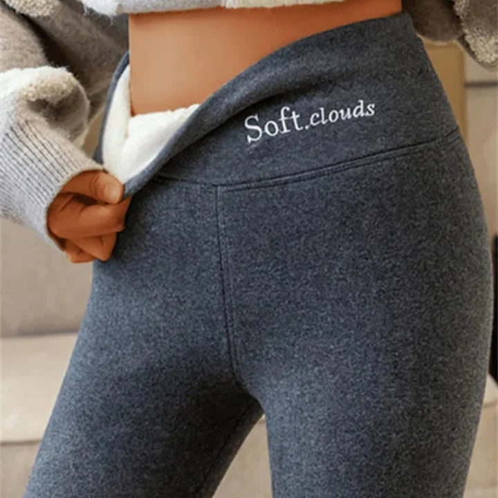 Damen Thermoleggings mit warmem Innenfutter | Gefütterte Winterleggings mit elastischer Passform für Herbst, Winter und kalte Tage