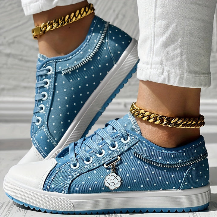 Damen Sneaker ultraleicht &amp; atmungsaktiv | Mesh-Obermaterial, flexible Sohle | Bequemer Alltags-Schuh mit Schnürung (Gr. 36–43)