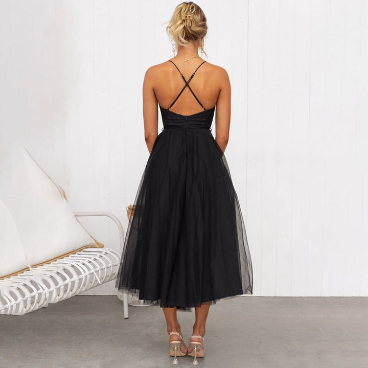 Elegantné midi šaty pre dámy | lichotivý priliehavý strih, dĺžka po kolená | priedušná polyesterová zmes | na bežné nosenie aj príležitosti | S–XL