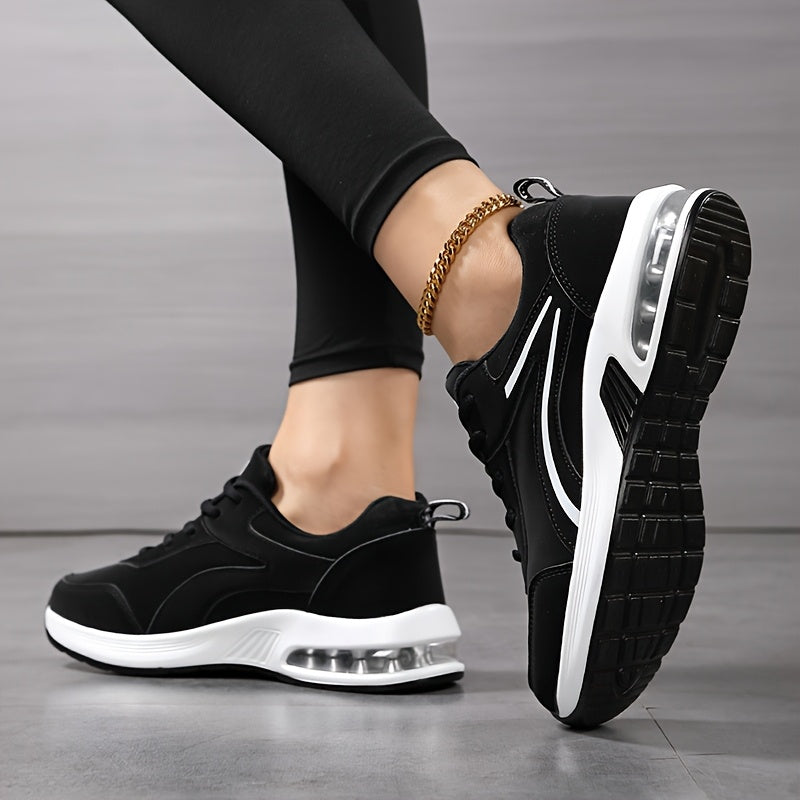 Baskets slip-on pour femmes imperméables en microfibre | Respirantes &amp; légères | Semelle intérieure confortable/orthopédique | Semelle en caoutchouc antidérapante