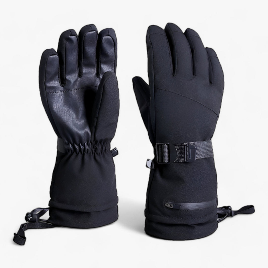 Winter Skihandschuhe winddicht | Warme Handschuhe mit weichem Fleece-Innenfutter und flexiblem Sitz für Ski und Snowboard