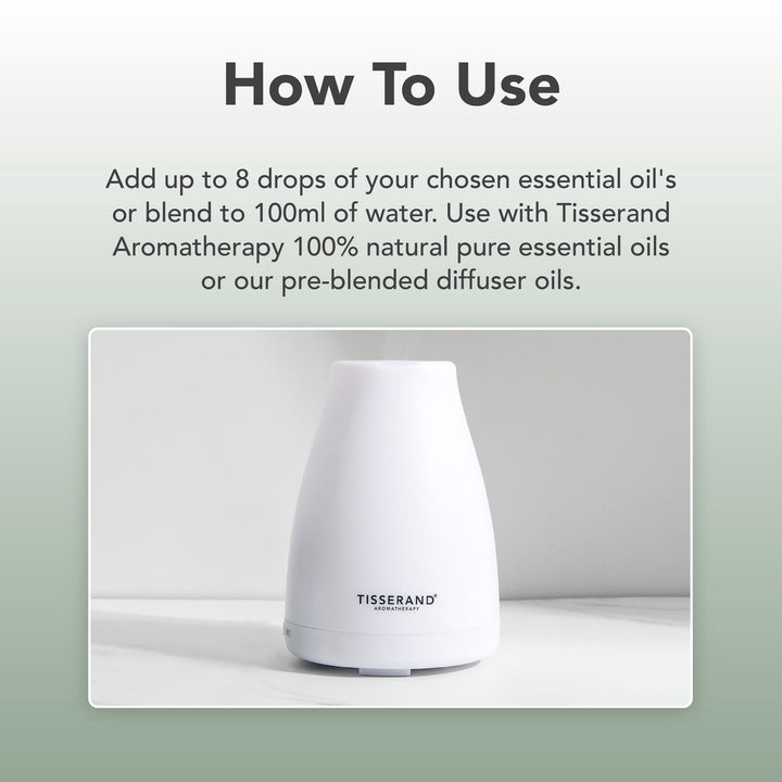 Aroma Diffuser | Ultraschall Duftdiffuser für ätherische Öle mit LED-Beleuchtung