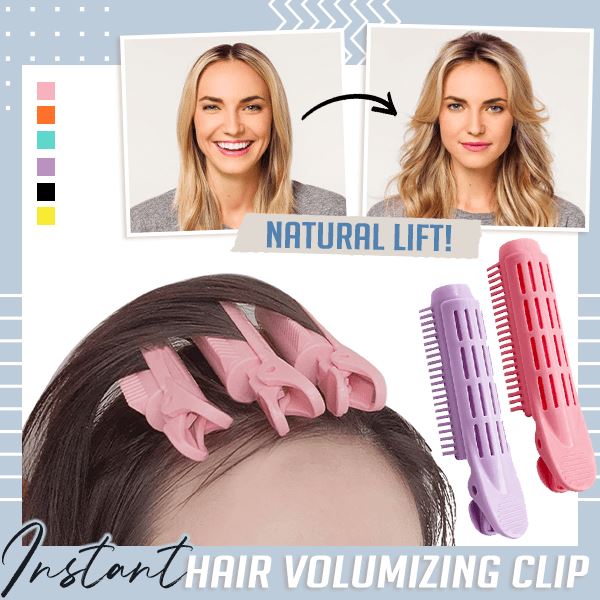 Haarwurzel-Volumenclips im Set | Sofort Lifting am Ansatz für feines Haar | Ohne Hitze, wiederverwendbar | Transparent/Rosa/Schwarz