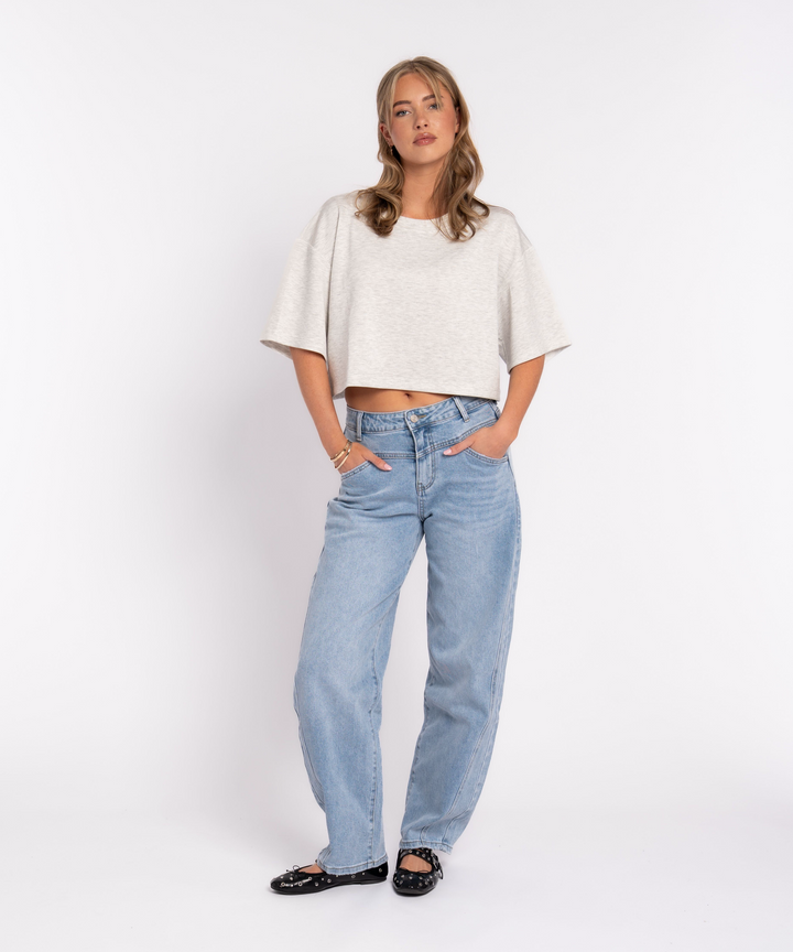 Barrel Jeans Damen | Stretch Jeans mit lockerer Passform