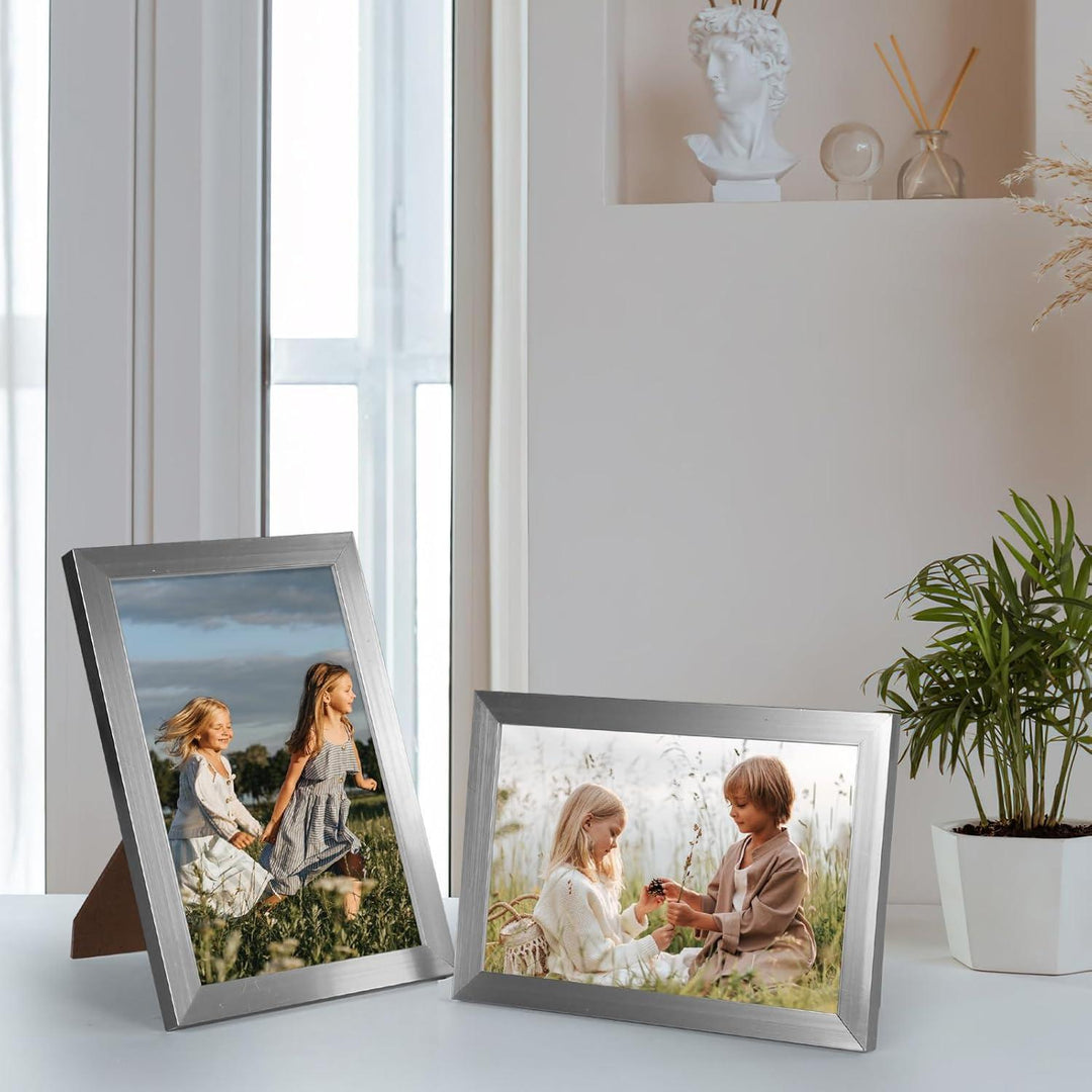 Bilderrahmen 9x13 cm 18er-Set | Fotorahmen für Wand und Tisch mit flexibler Aufstellung und einfacher Montage für Galeriewände