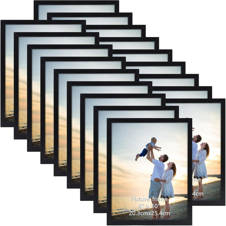 Bilderrahmen 20x25 cm 18er-Set | Fotorahmen für Wand und Tisch mit flexibler Aufstellung und einfachem Bildwechsel für Galeriewände