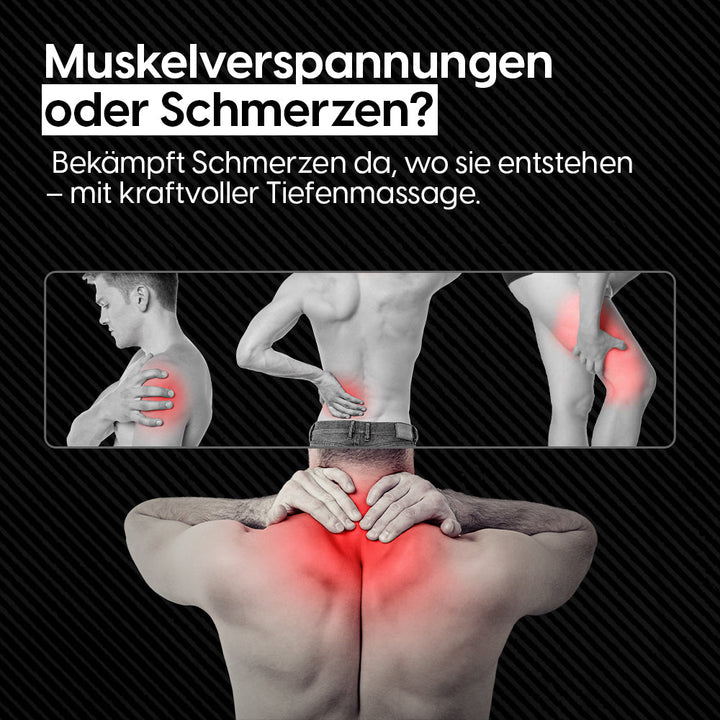 Massagepistole | Tiefengewebe-Massagegerät zur Muskelregeneration und Faszienmassage