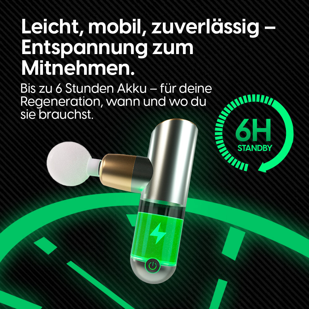 Massagepistole | Tiefengewebe-Massagegerät zur Muskelregeneration und Faszienmassage