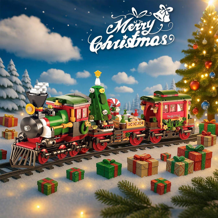 Eisenbahn Adventskalender 2026 | 24 Tage Bauset mit Weihnachtszug, täglichen Überraschungen und Bauanleitung für Kinder ab 6 Jahren