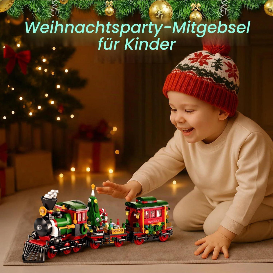 Eisenbahn Adventskalender 2026 | 24 Tage Bauset mit Weihnachtszug, täglichen Überraschungen und Bauanleitung für Kinder ab 6 Jahren