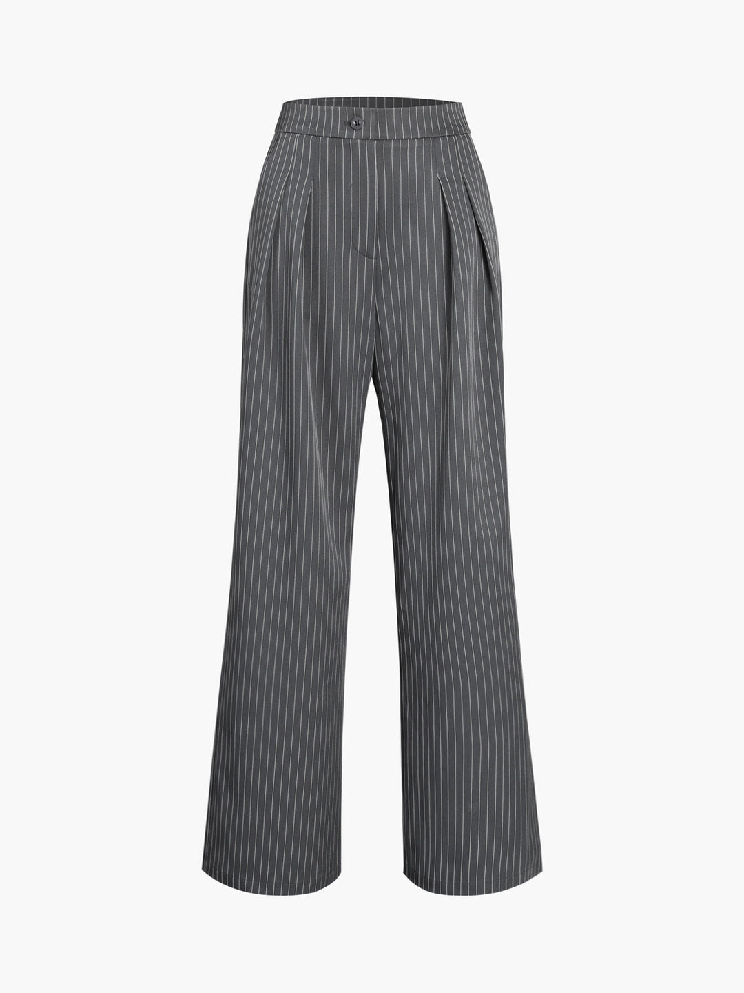 Isalie | Pantaloni da donna chic con design a righe sottili e plissé