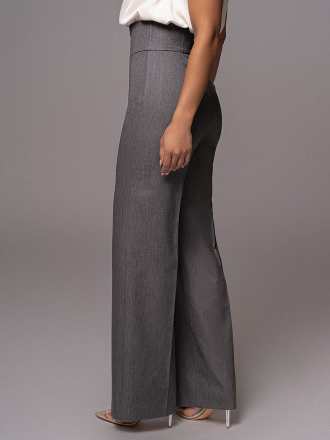 Nila | Schmeichelnde Damenhose mit hoher Taille