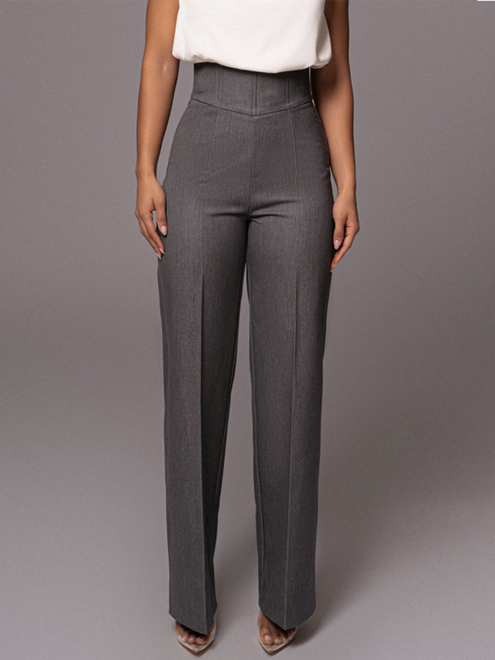 Nila | Schmeichelnde Damenhose mit hoher Taille