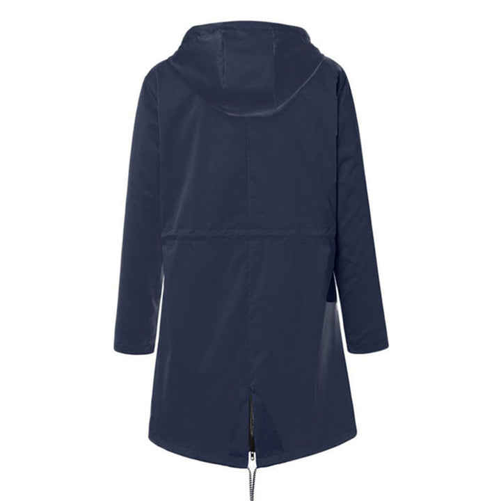 Damen Parka mit Reißverschluss | Lange Übergangsjacke mit bequemer Passform für Herbst &amp; Winter