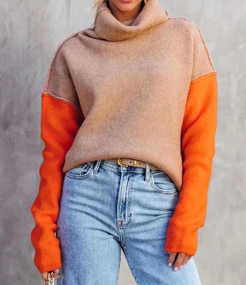 Bella | Maglione color block bello