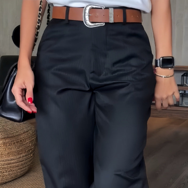 Elegante Damen Anzughose mit hoher Taille | Figurbetont &amp; Bürotauglich
