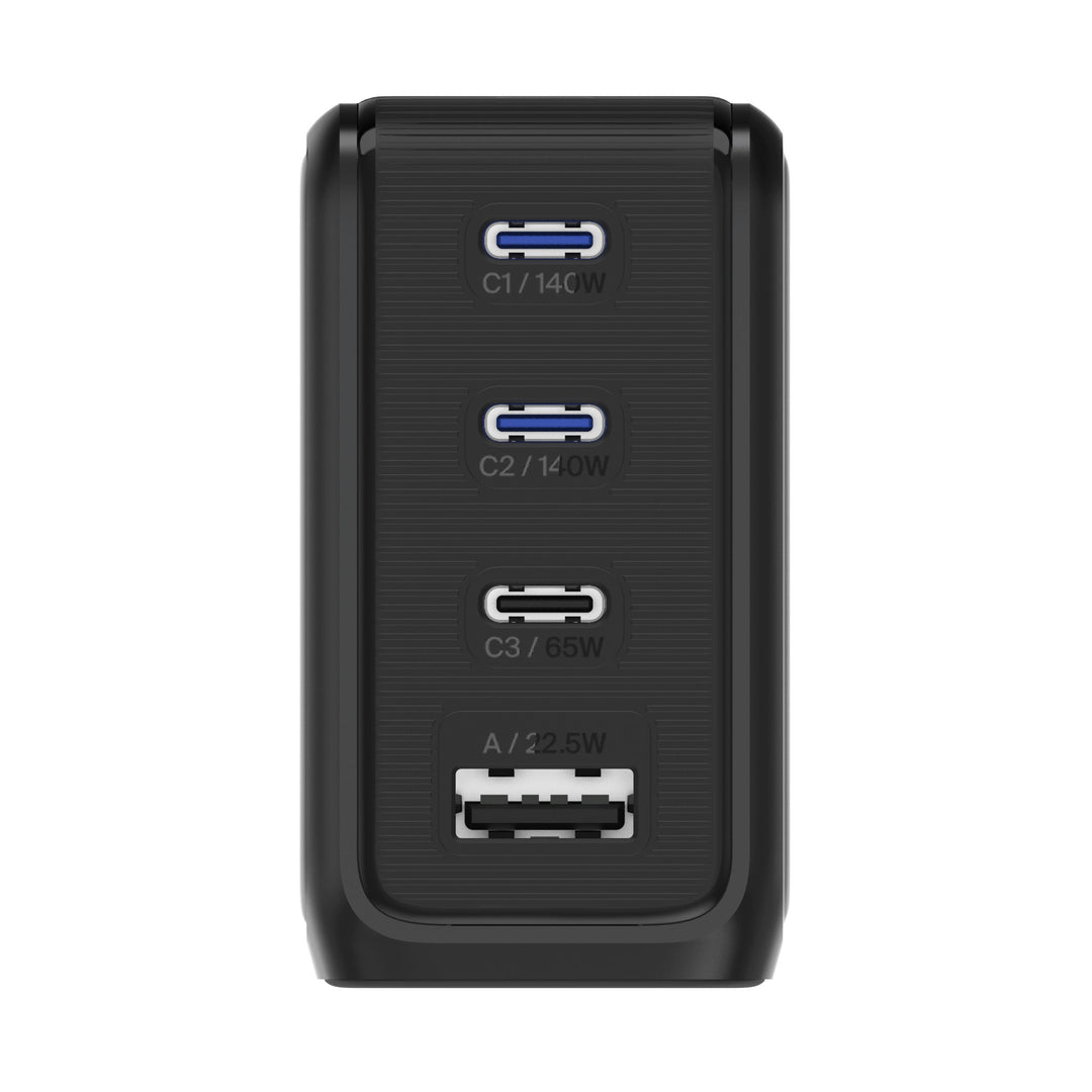140W GaN Ladegerät | USB-C Laptop-Ladegerät mit 4 Anschlüssen &amp; LCD