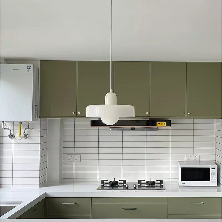 Pendant lamp made of metal &amp; glass with stained glass look | Ø25/Ø35 cm, G9 socket | Adjustable suspension | Crystal look