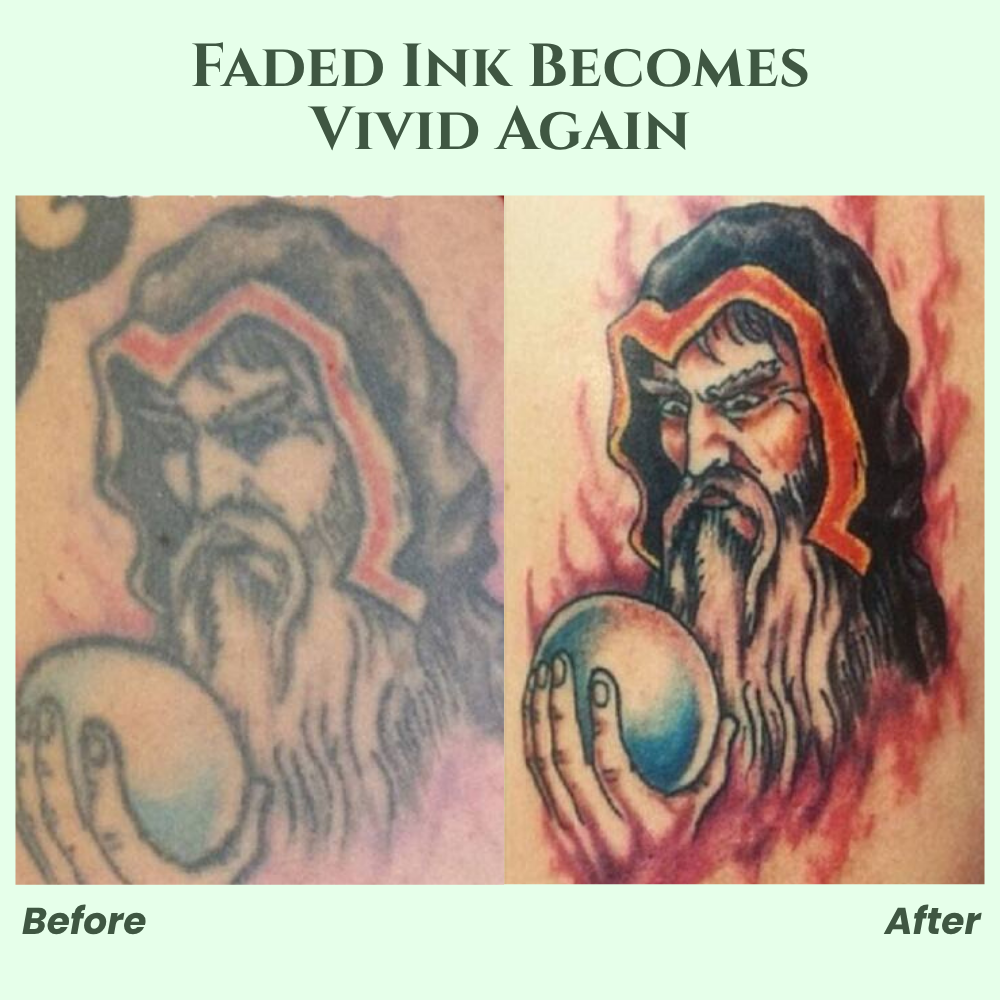 InkGlow™ – Aufhellen, Heilen und Ihre Tattoo-Farbe fixieren
