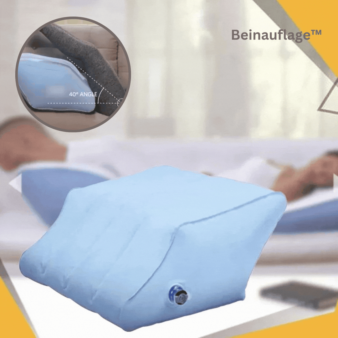 Ergonominen laskimotyyny | Jalkatuki mukavuuteen &amp; kipujen lievitykseen | 45° kallistus