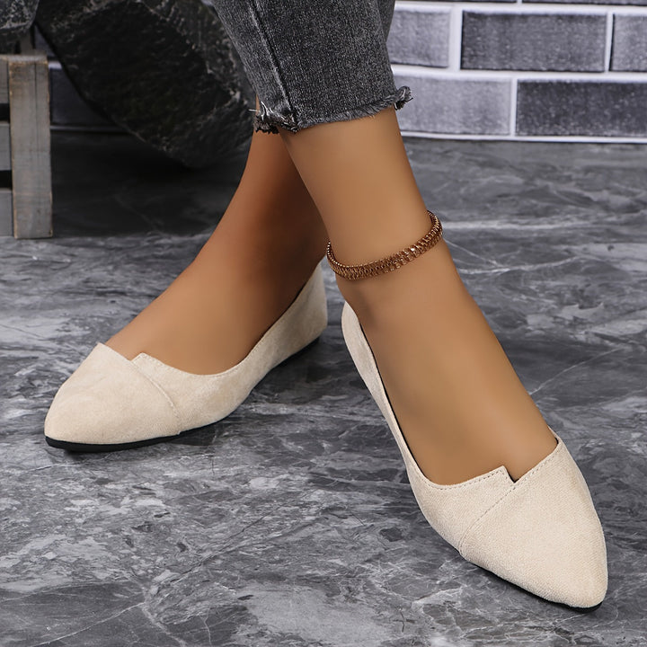 Damen-Ballerinas Elegant &amp; Bequem | Weiches Kunstleder &amp; Komfortsohle | Rutschfest &amp; Vielseitig