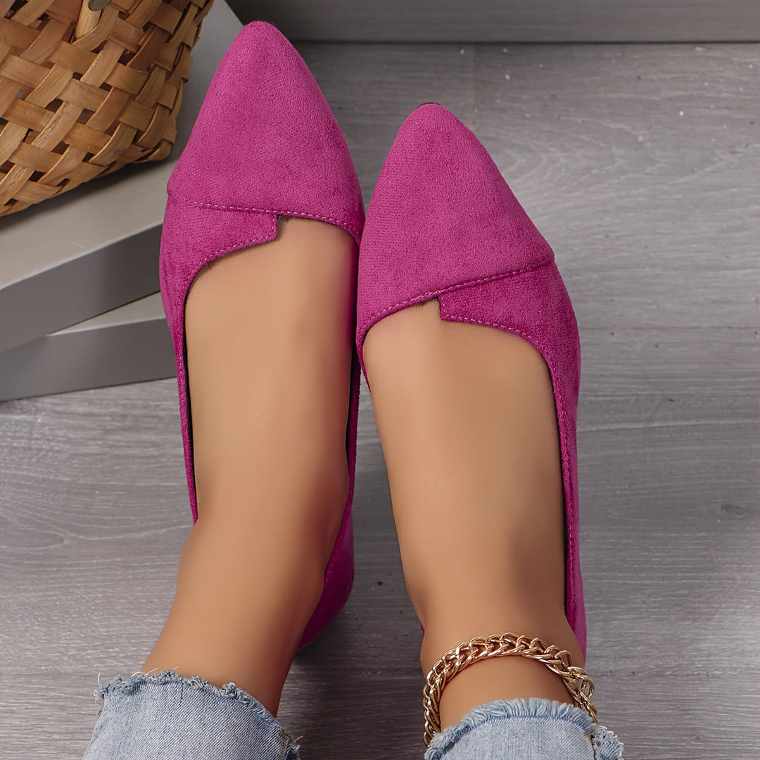 Damen-Ballerinas Elegant &amp; Bequem | Weiches Kunstleder &amp; Komfortsohle | Rutschfest &amp; Vielseitig