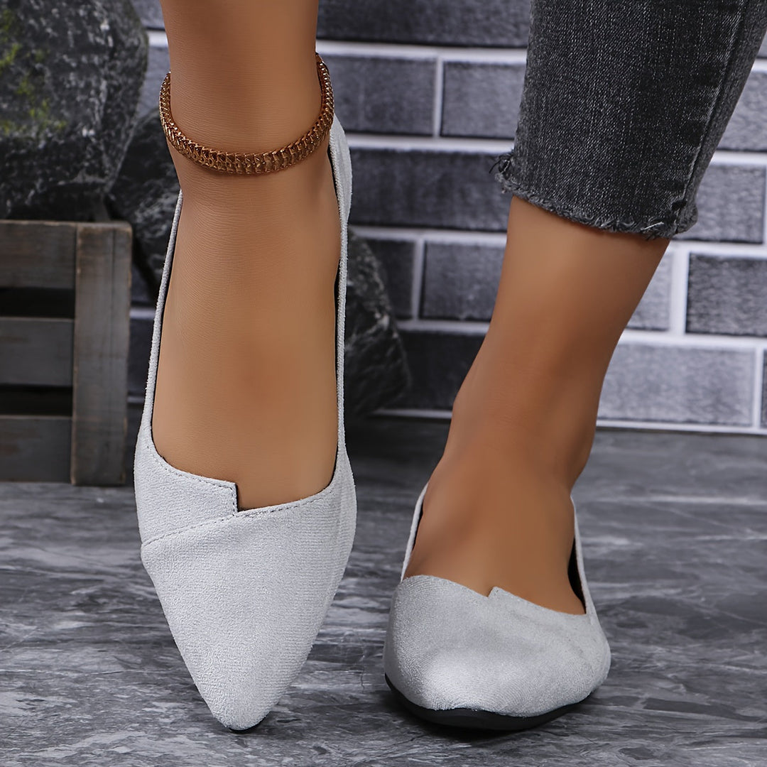 Damen-Ballerinas Elegant &amp; Bequem | Weiches Kunstleder &amp; Komfortsohle | Rutschfest &amp; Vielseitig