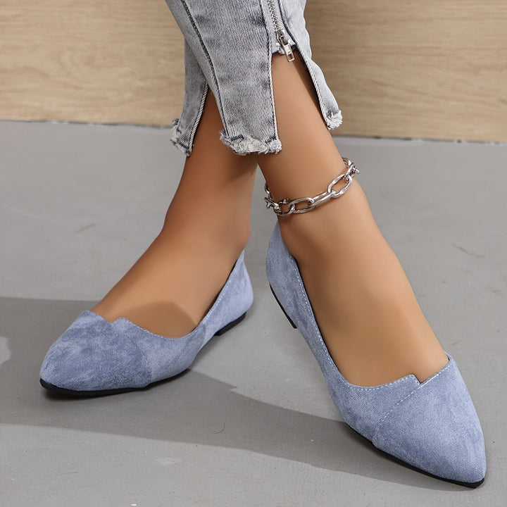 Damen-Ballerinas Elegant &amp; Bequem | Weiches Kunstleder &amp; Komfortsohle | Rutschfest &amp; Vielseitig