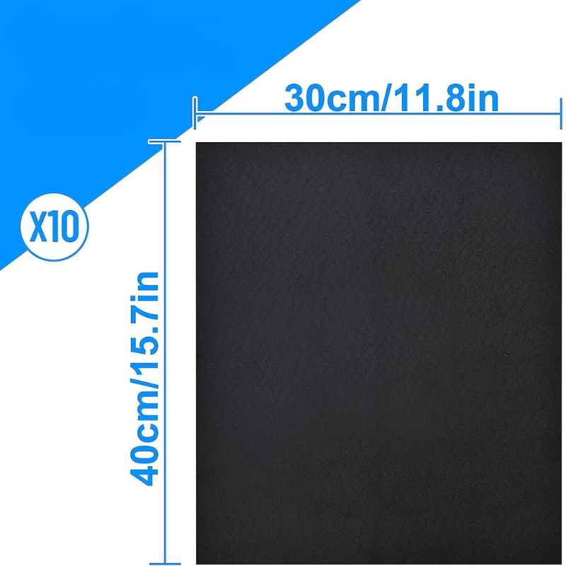 Chiffons microfibres pour verre, miroir &amp; acier inoxydable | Sans traces &amp; sans peluches sans produits chimiques | Lot de 10, 30×30 cm, lavable jusqu’à 60 °C