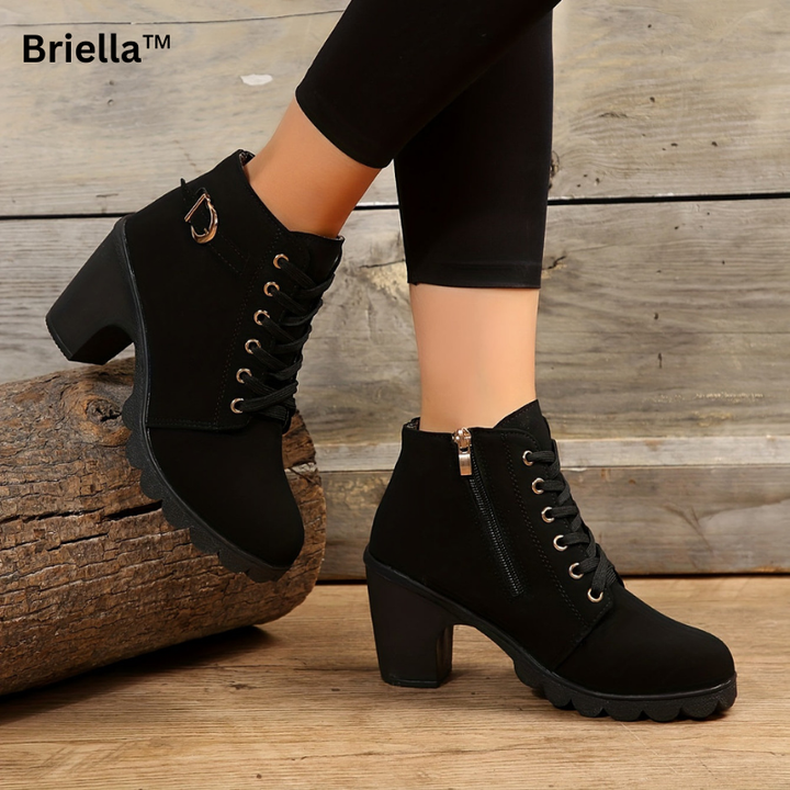 Orthopädische Damen Stiefeletten mit Komfortsohle | Elegante Ankle Boots für Alltag &amp; Büro | Bequeme, stilvolle Herbst- &amp; Winterboots
