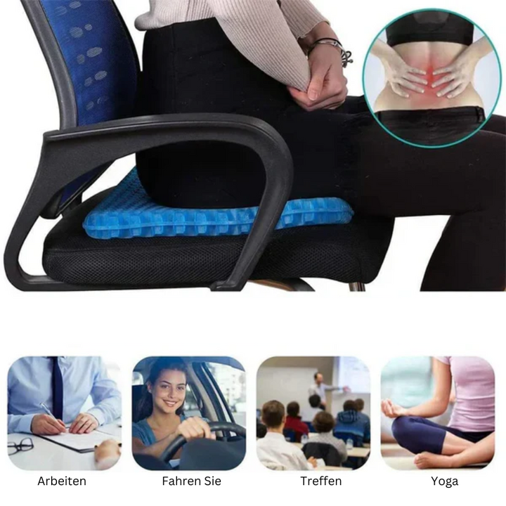 ComfortCushion™ Comfortable Gel Seat Cushion