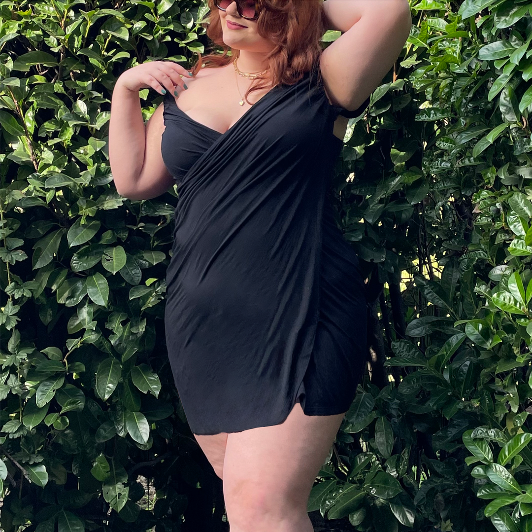 Eleni Bamboo Wrap Dress Cover-Up