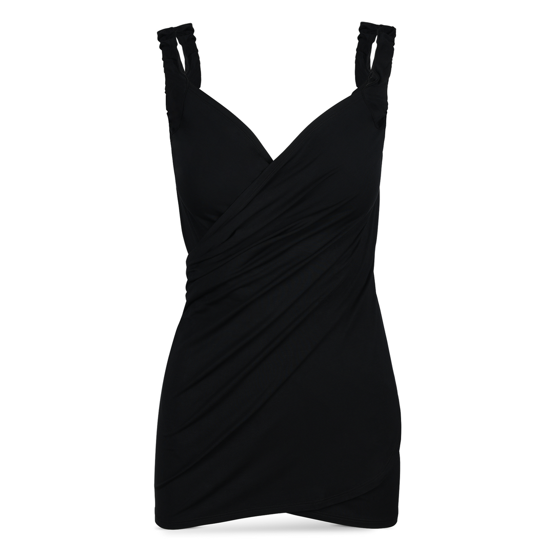 Eleni Bamboo Wrap Dress Cover-Up
