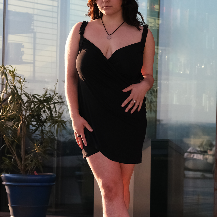Eleni Bamboo Wrap Dress Cover-Up