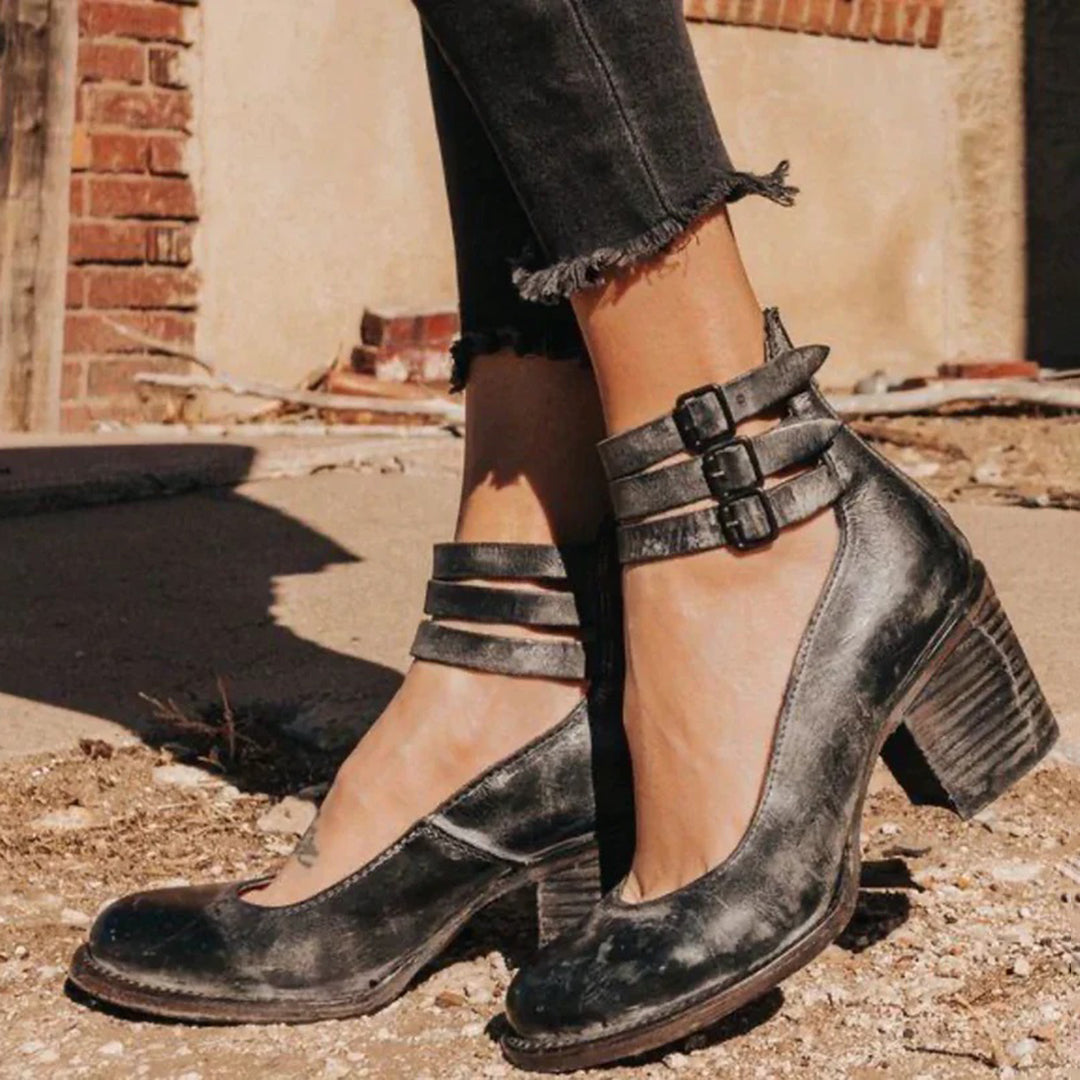 Orthopädische Damen High Heels | Elegante Absatzschuhe mit Komfortpolsterung | Rutschfeste Sohle für Alltag &amp; Anlässe