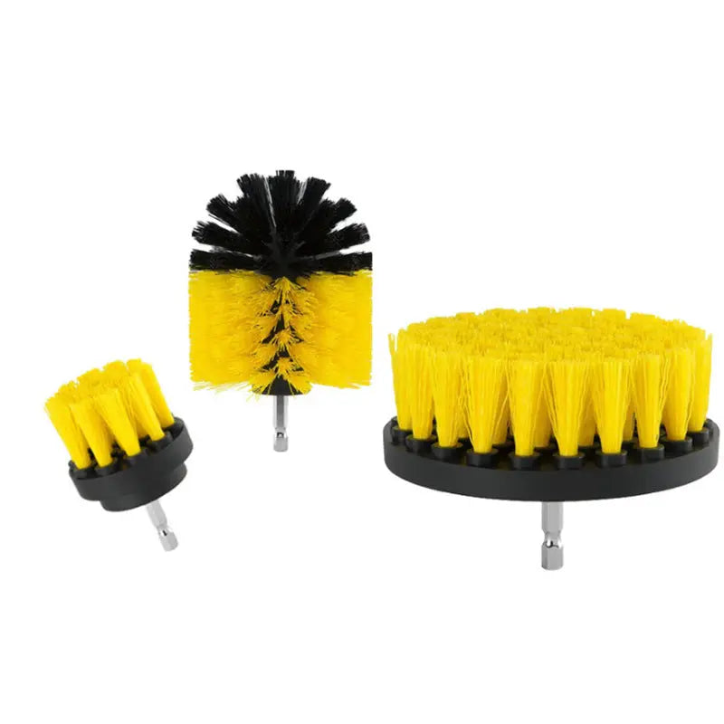 Reinigungsbürsten-Set für Bohrmaschine | Bürstenaufsätze für Fliesen, Fugen, Bad &amp; Küche | Tiefenreinigung ohne Schrubben | 3–7-teilig