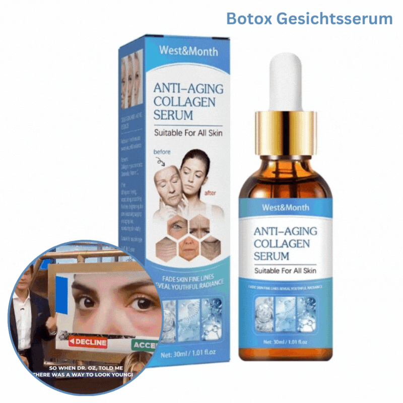 Siero viso anti-età con acido ialuronico e ceramidi | Rassodante, levigante e idratante | Vitamin C Glow, 30 ml
