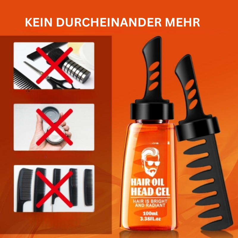 Gel per capelli 2-in-1 con pettine BräutigamNGleiter™ (1+1 gratis)