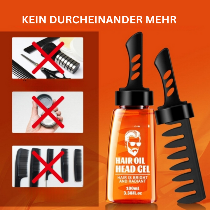 Gel per capelli 2-in-1 con pettine BräutigamNGleiter™ (1+1 gratis)