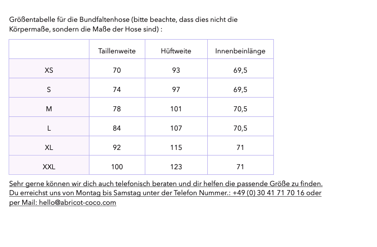 Bundfaltenhose | Klassische Hose mit Faltenbund für Damen