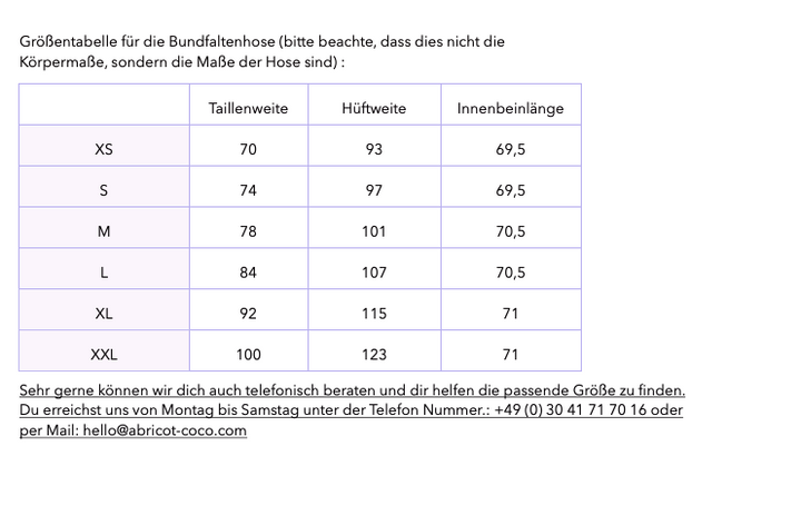 Bundfaltenhose | Klassische Hose mit Faltenbund für Damen