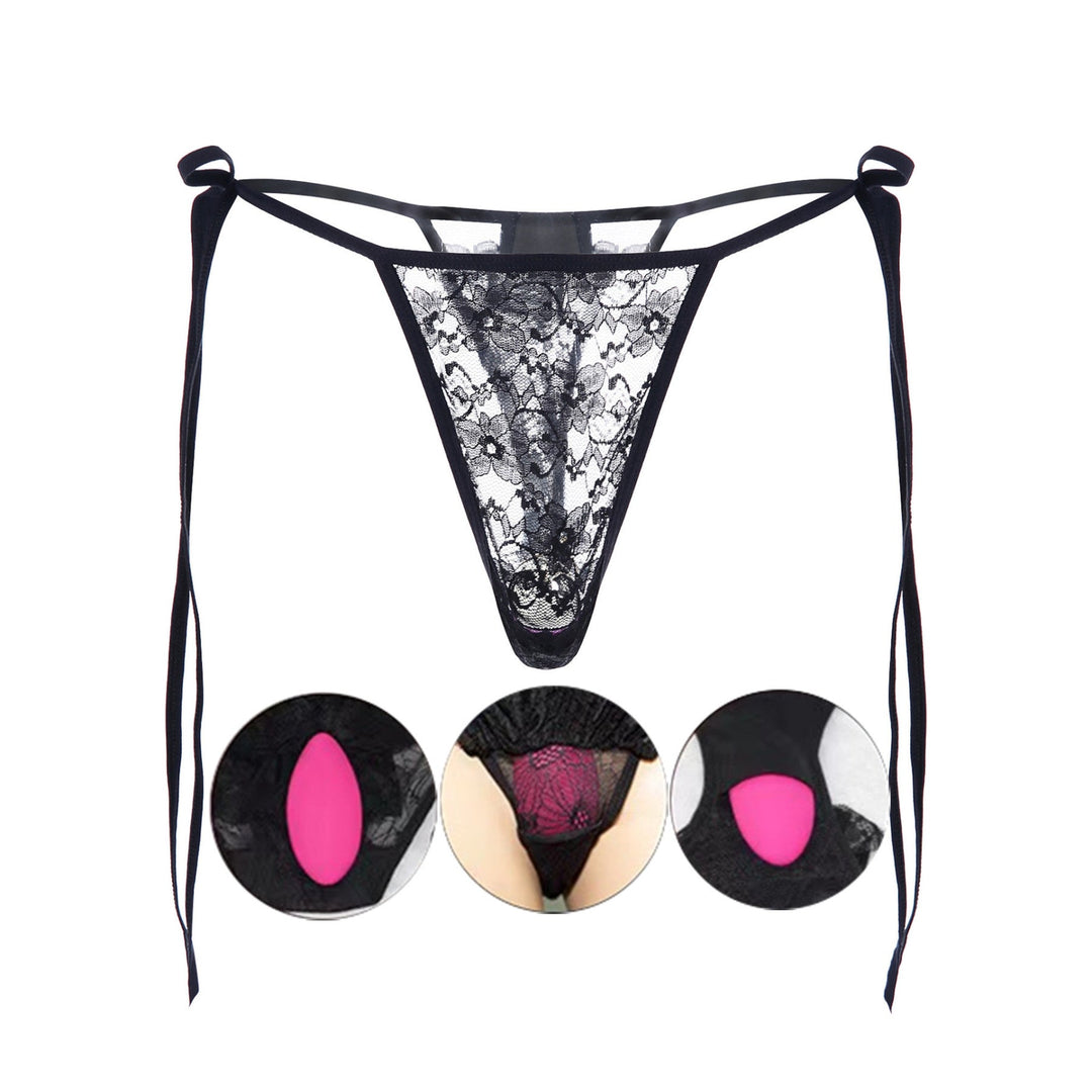 Damen-Dessous aus Spitze mit diskretem Fach | Kabellose Fernbedienung bis 10 m | Wiederaufladbar, flüsterleise, XS–2XL