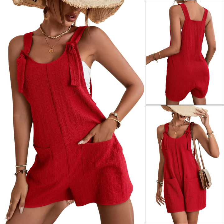 Women’s summer jumpsuit | Light &amp; breathable | Adjustable straps | With pockets