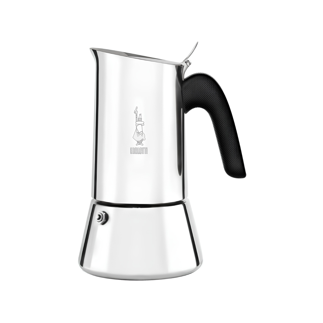 Espressokocher aus Edelstahl 18/10 | Für Induktion, Gas, Elektro &amp; Glaskeramik | Aromatischer Espresso mit ergonomischem Griff