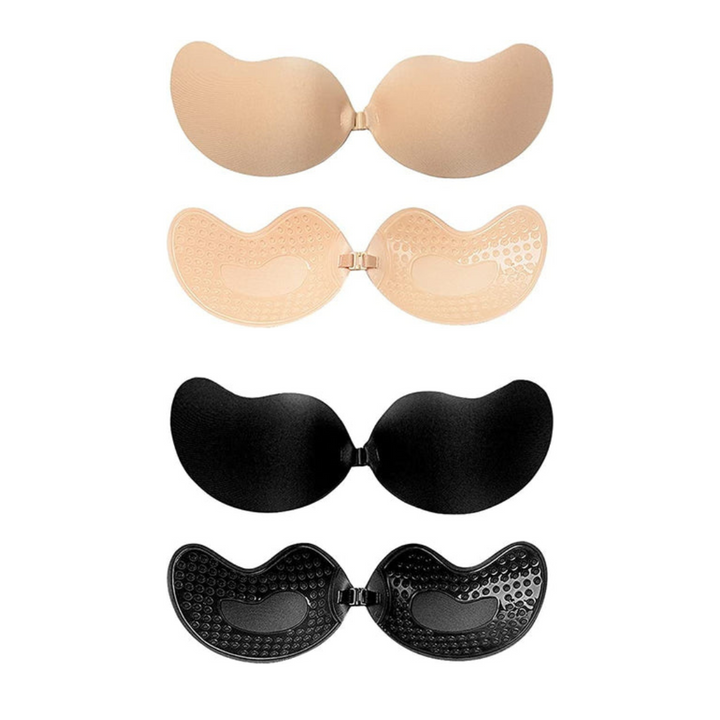 Invisible Push-up Bra 1+1 Set | Strong Support Without Straps | Breathable &amp; Sweat-Resistant, Perfect Fit All Day