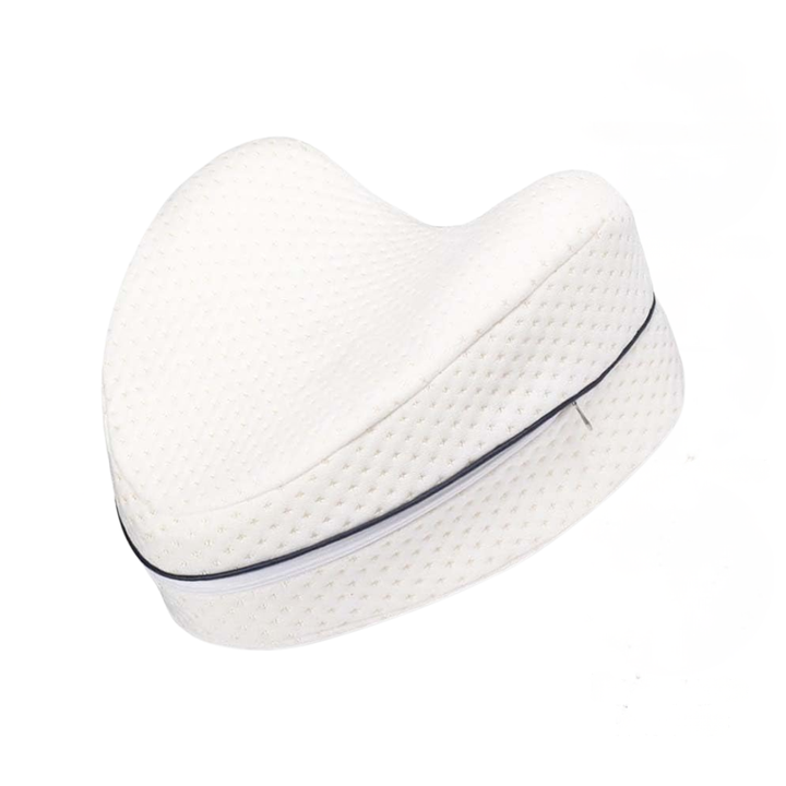Orthopädisches Beinkissen | Ergonomisches Seitenschläferkissen | Memory Foam | Druckentlastend &amp; Waschbarer Bezug