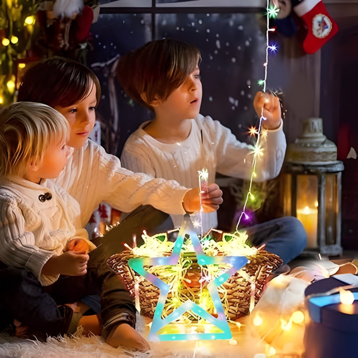 50% DE RÉDUCTION | Sapins de Noël LED multicolores SparkleLights™ | 12 modes lumineux | Résistant aux intempéries IP44 | Télécommande &amp; minuterie